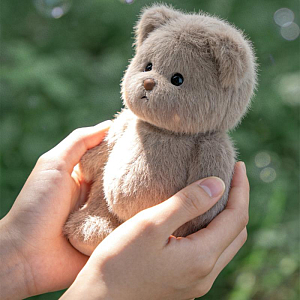 Медведь Lina TeddyTales, цвет заварного крема, S, 20 см